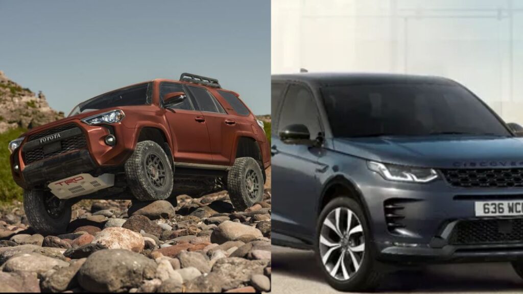 2024 Toyota 4Runner vs. 2024 Land Rover Discovery Sport