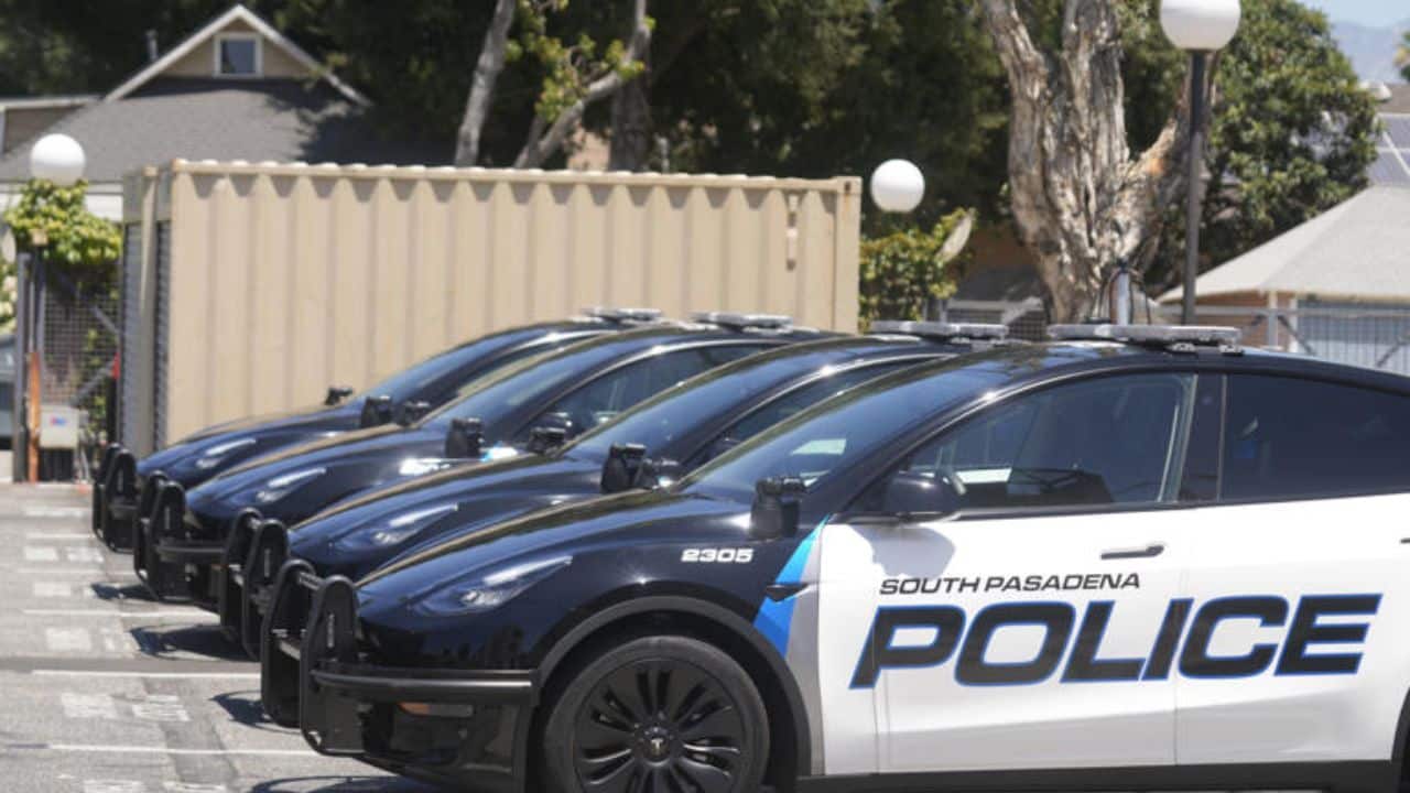 South Pasadena Unveils Nations First All Electric Police Fleet