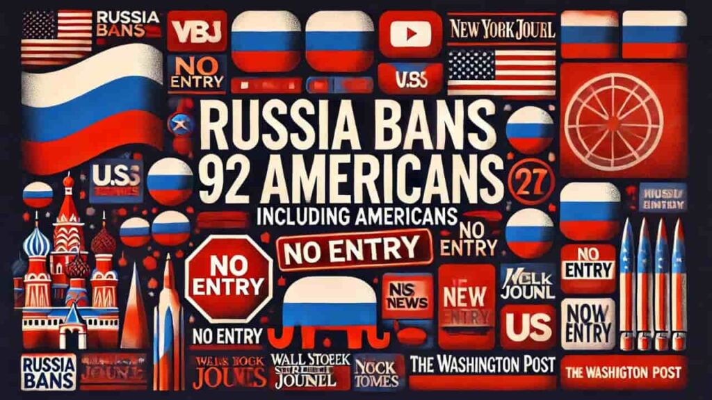 Russia Bans 92 Americans Including Top Journalists in Response to US Policies